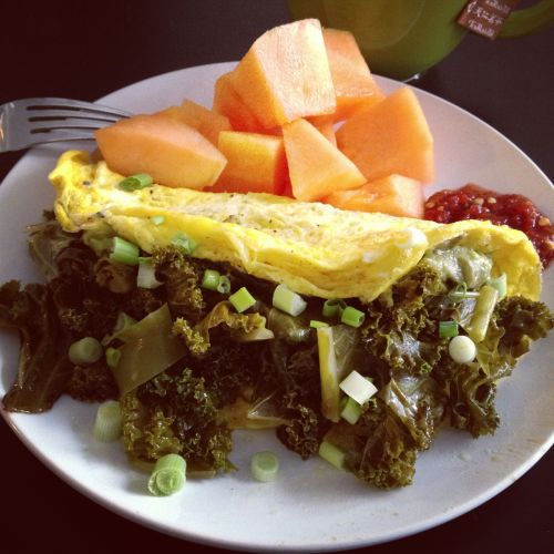 greens omelet